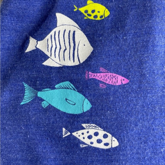Cat and Jack Blue Fish romper | 18 months - Picture 3 of 7